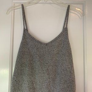 Grey tank top, size large